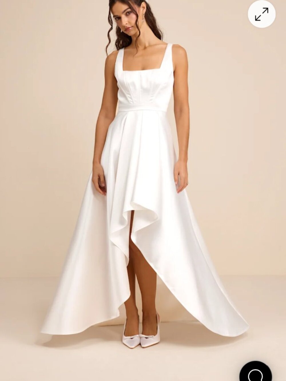 Lulus Rosabelle & Mariani Sequin Bridal Wedding Dress